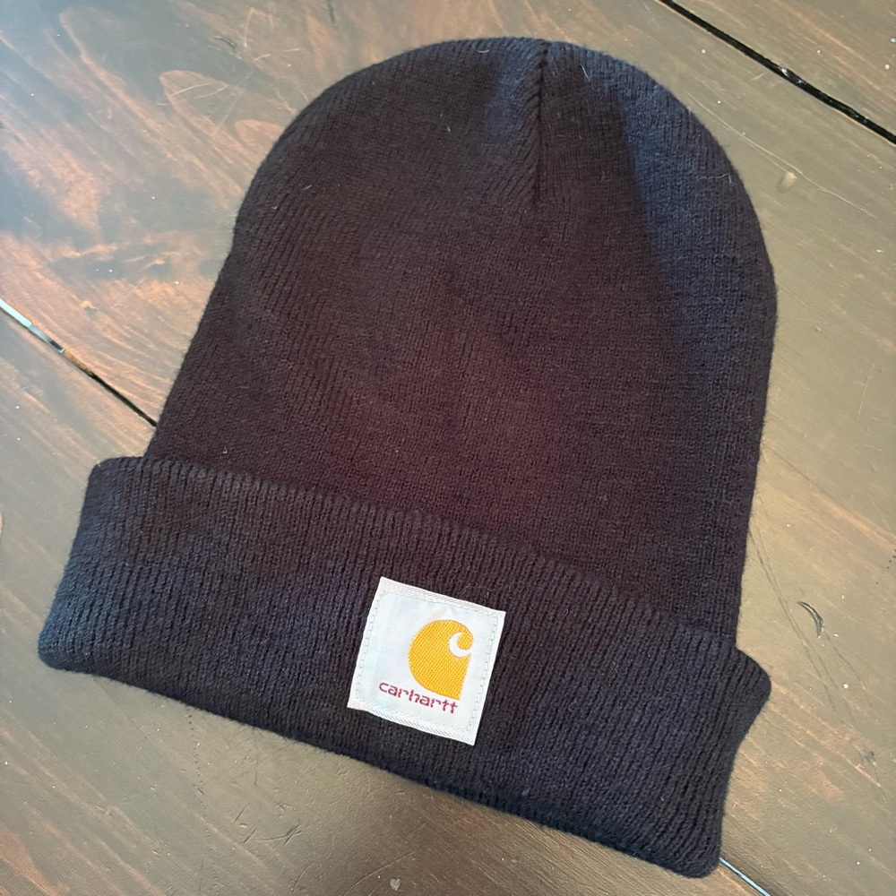Carhartt Black Knit Beanie